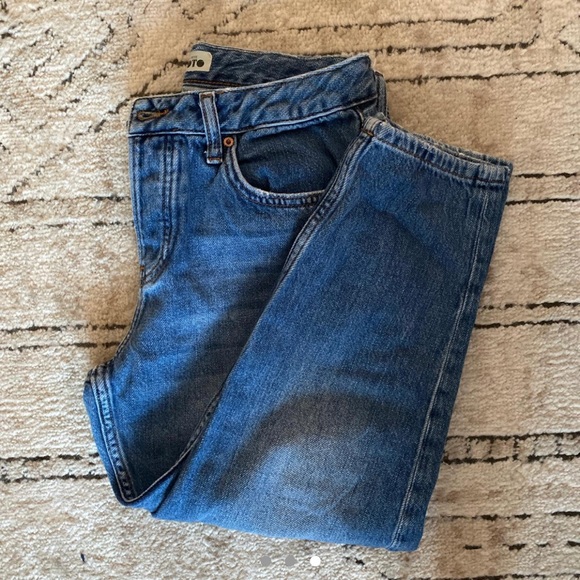 Topshop-Petite Denim Moto Jeans - Picture 3 of 3